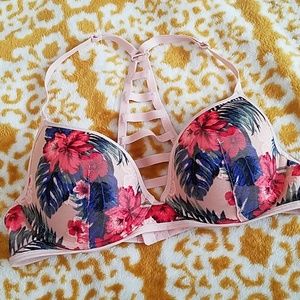 PINK Racerback Lightly Lined bra